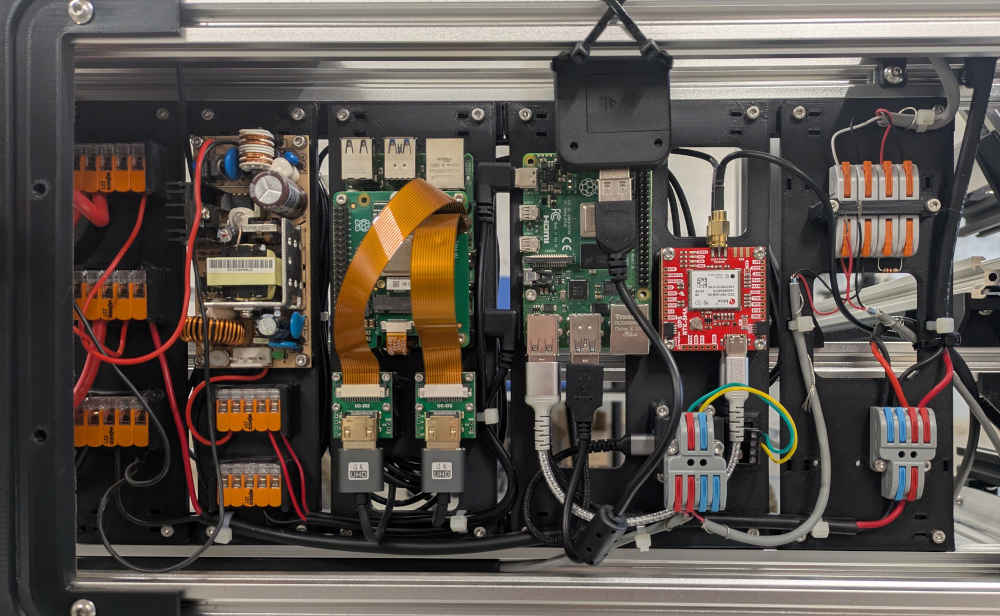 Advanced electronics integration in our robots